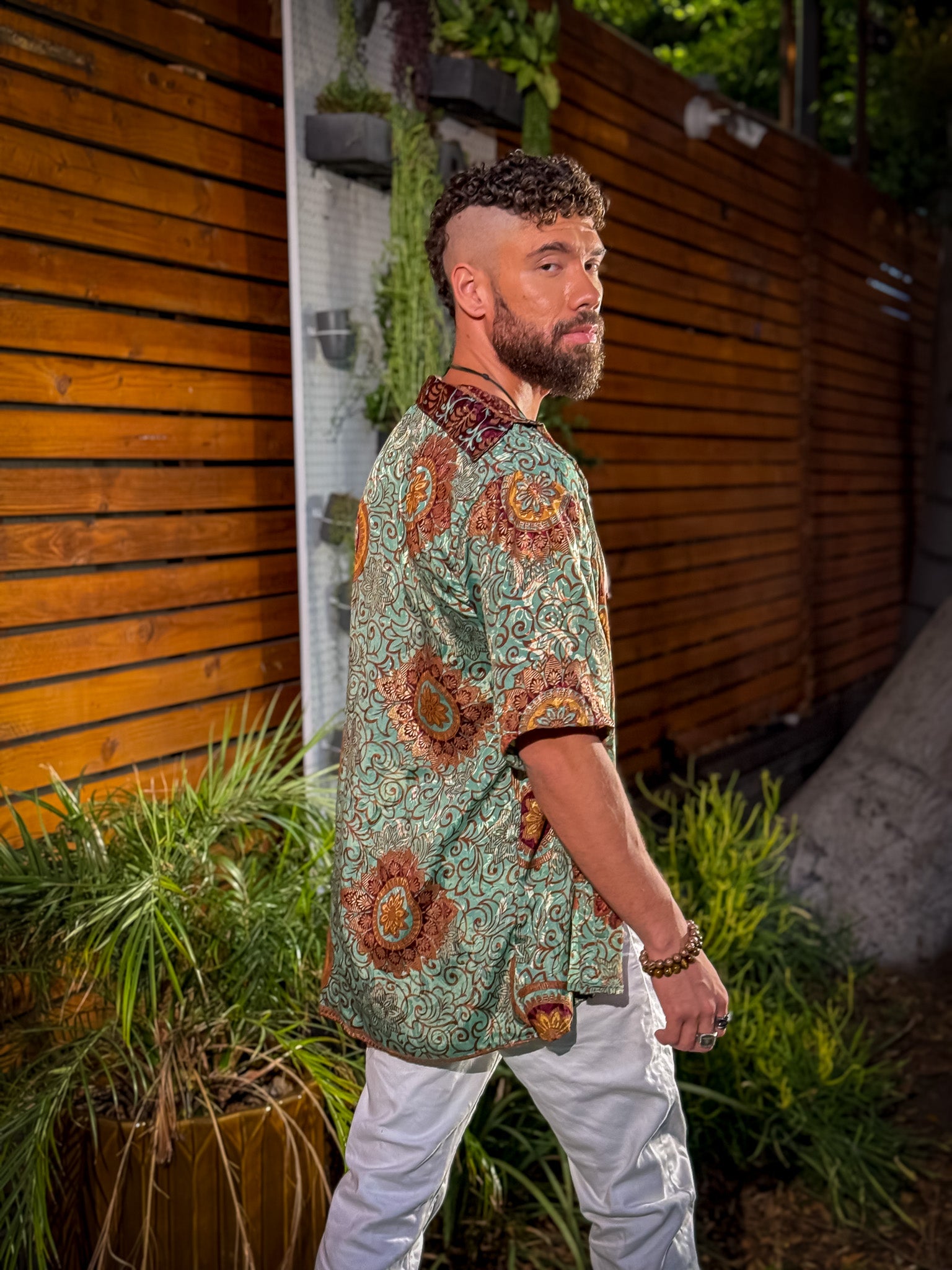 Plant Papi Unisex Button Up shirt