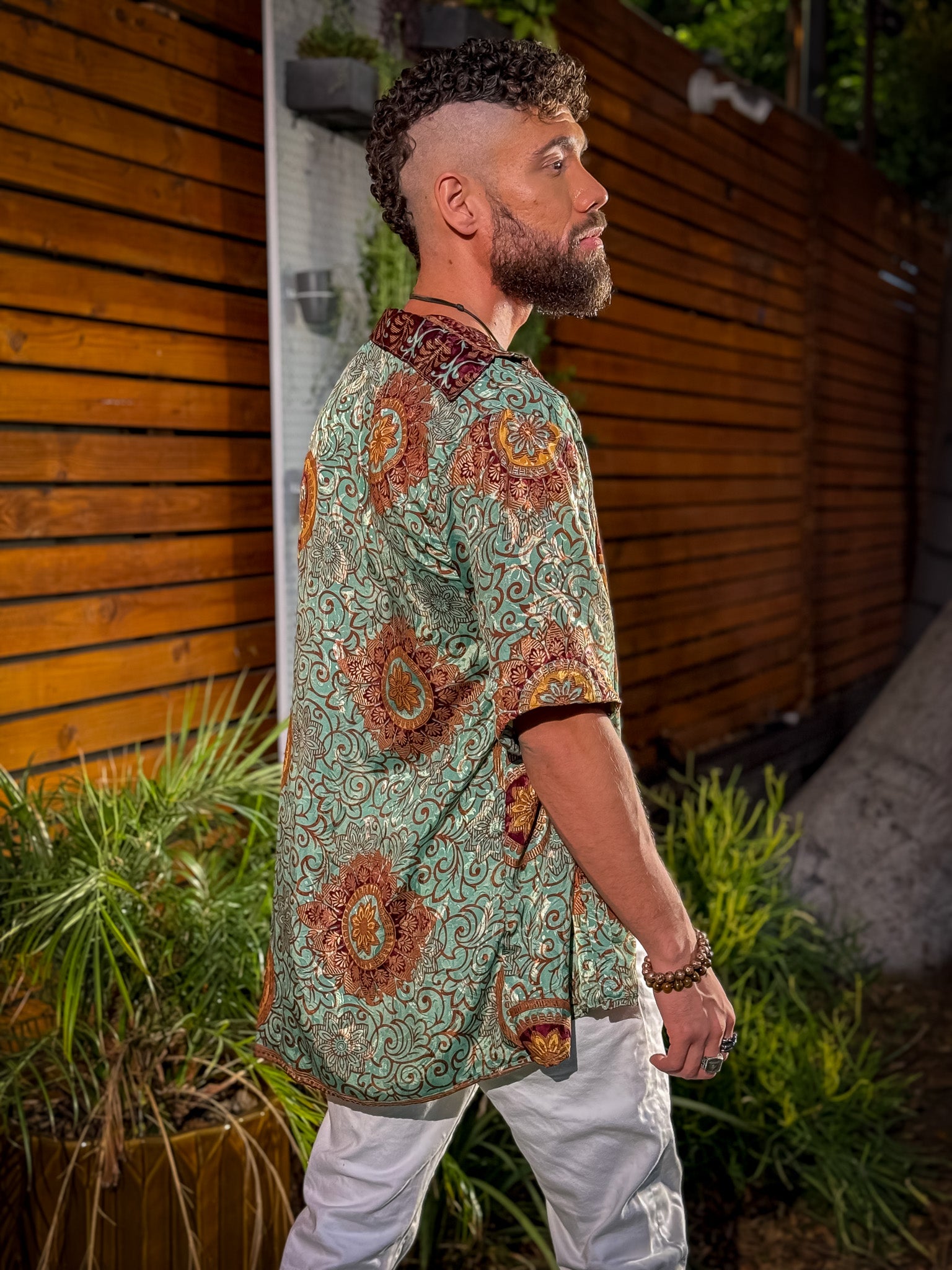 Plant Papi Unisex Button Up shirt