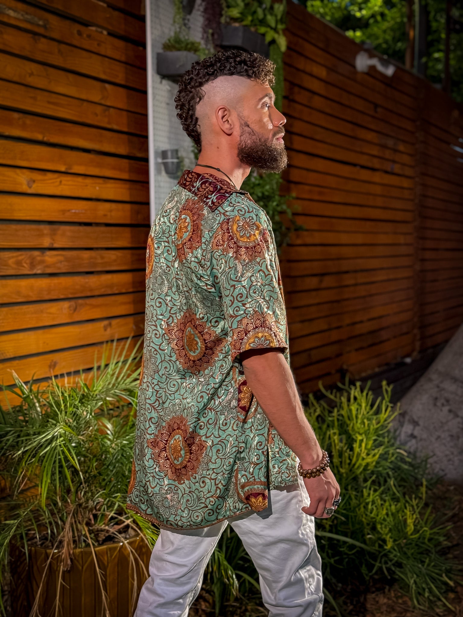 Plant Papi Unisex Button Up shirt