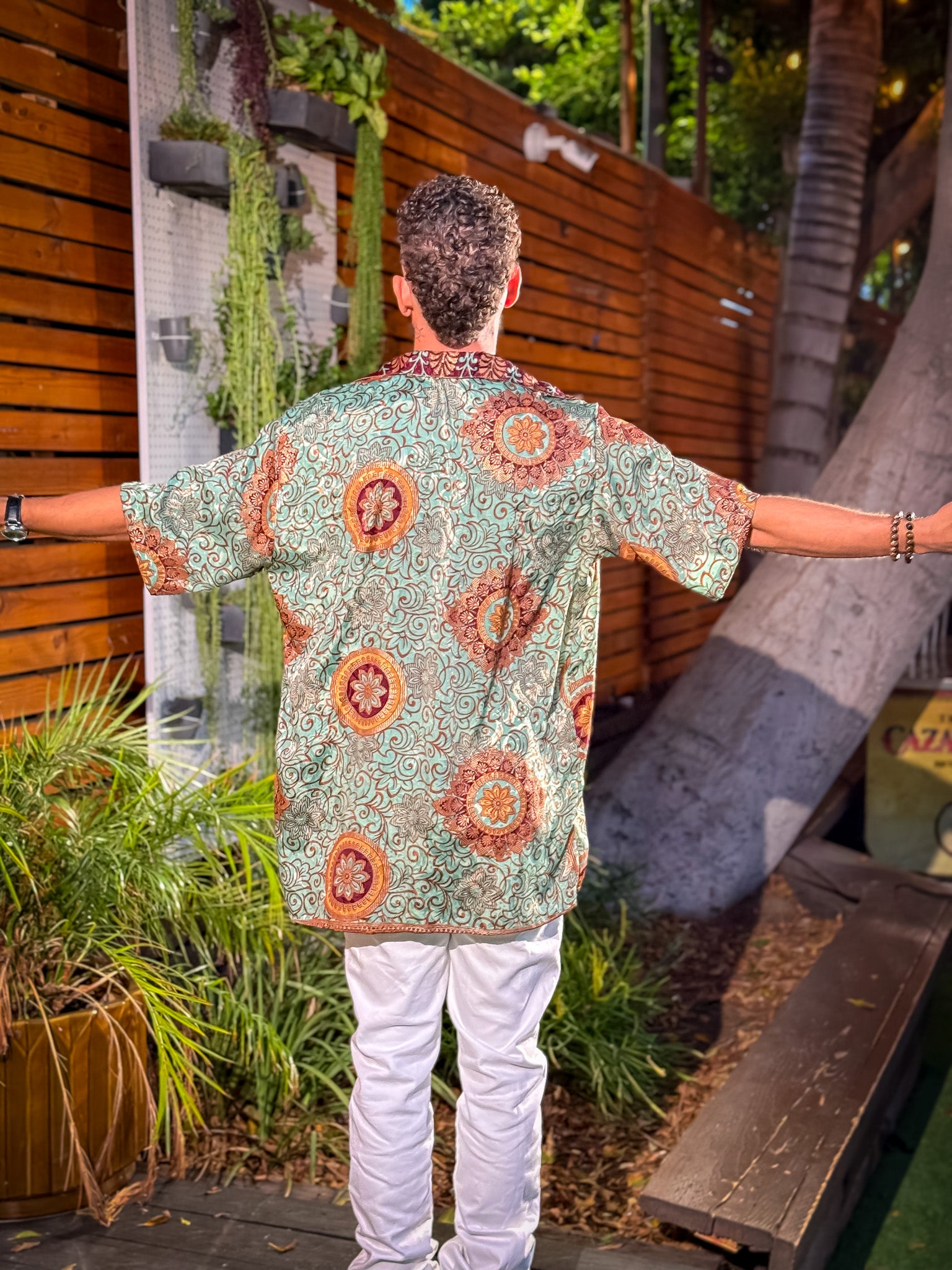 Plant Papi Unisex Button Up shirt