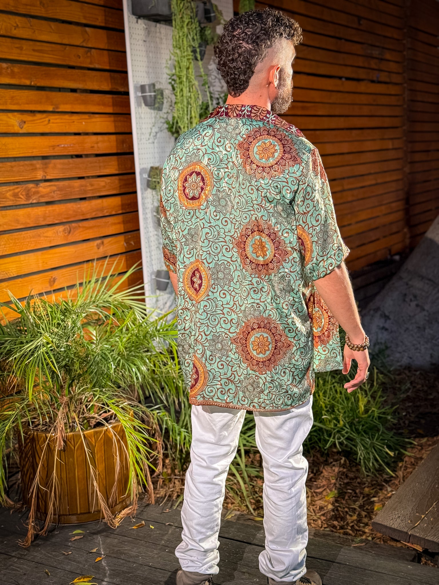 Plant Papi Unisex Button Up shirt