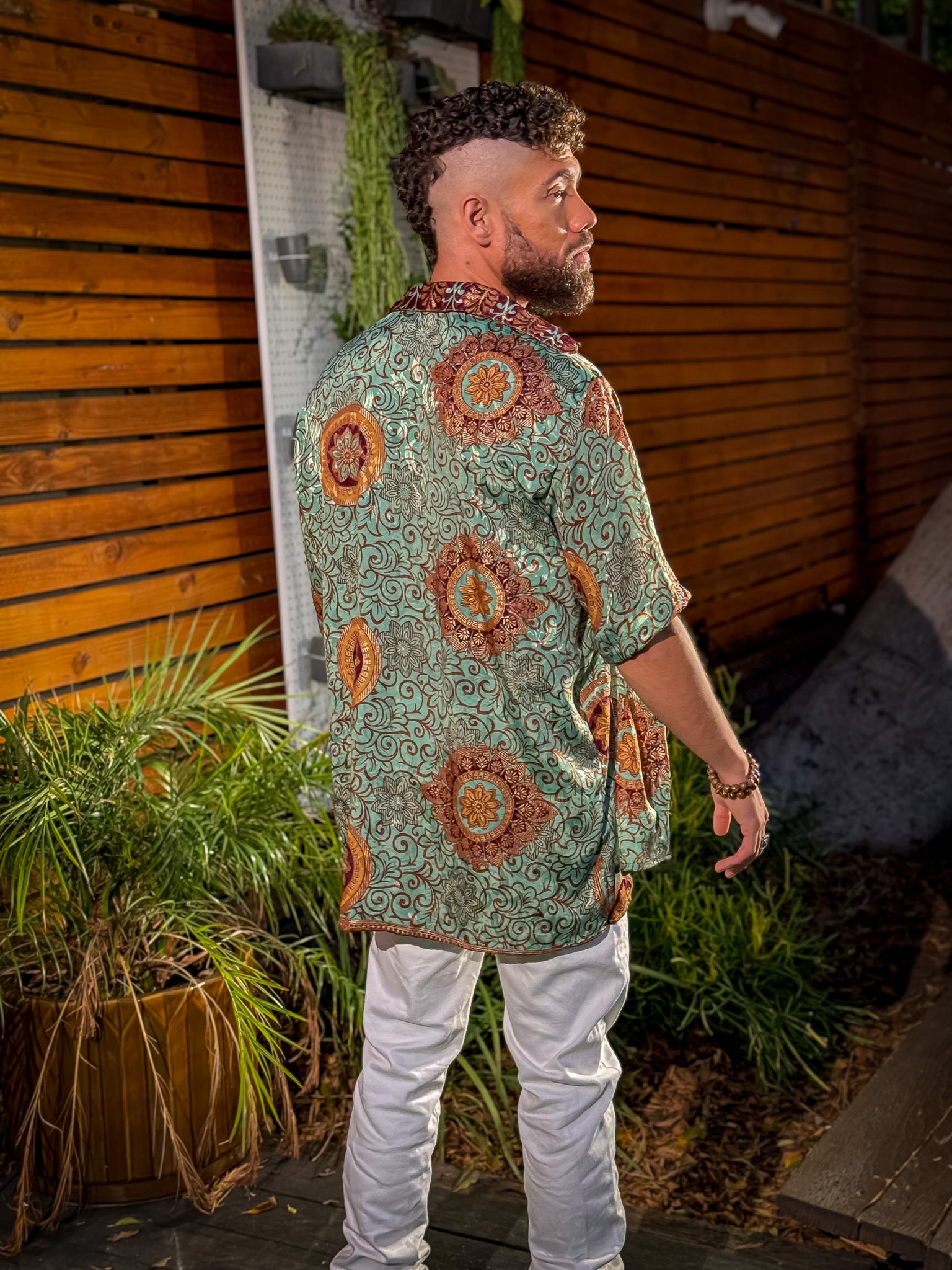 Plant Papi Unisex Button Up shirt