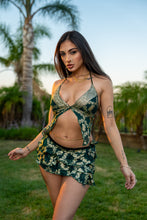 Load image into Gallery viewer, Royal Emerald Mini Ruffle Skirt Set
