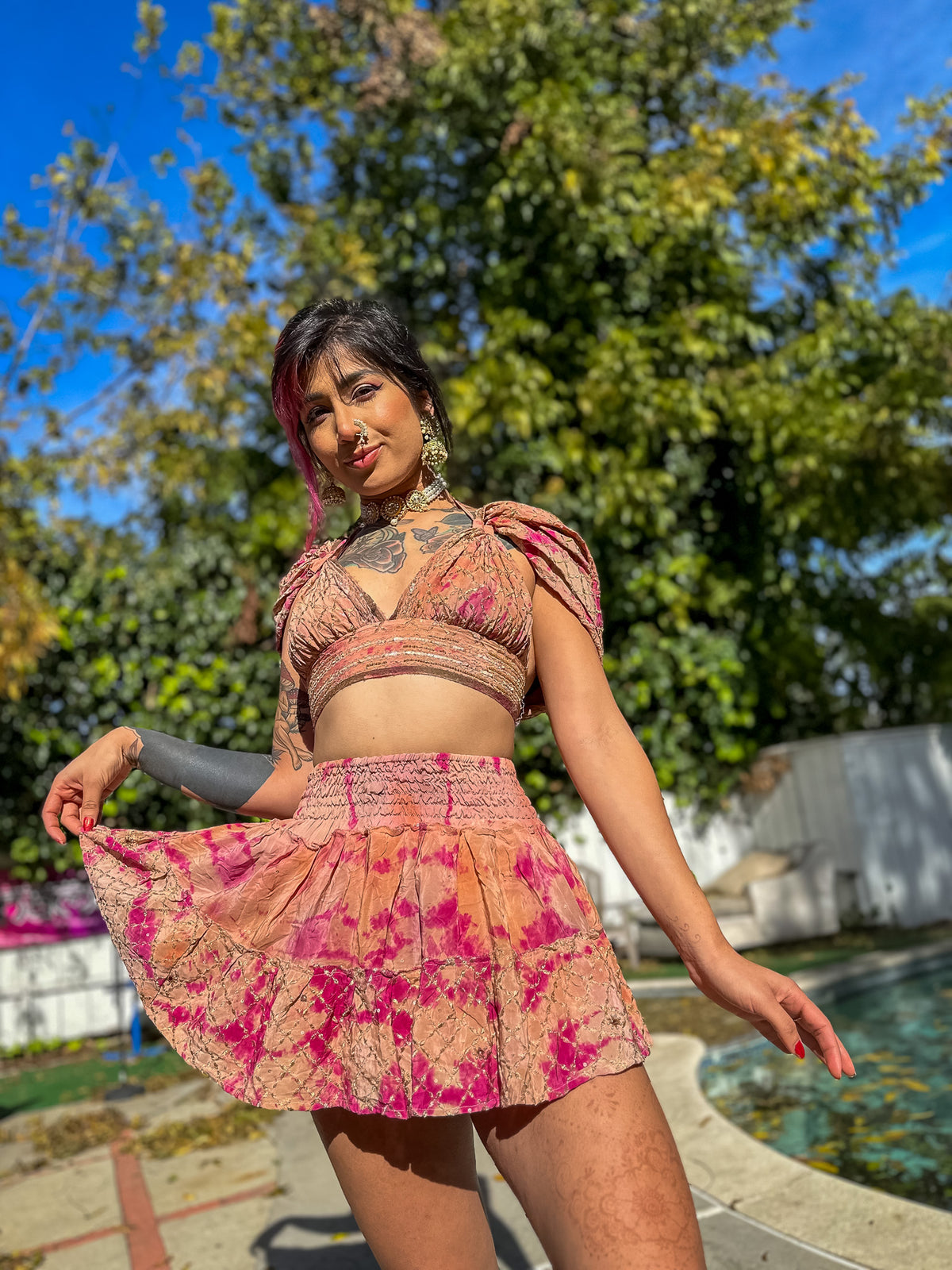 Princess Peach Micro Mini Gehr Skirt Set