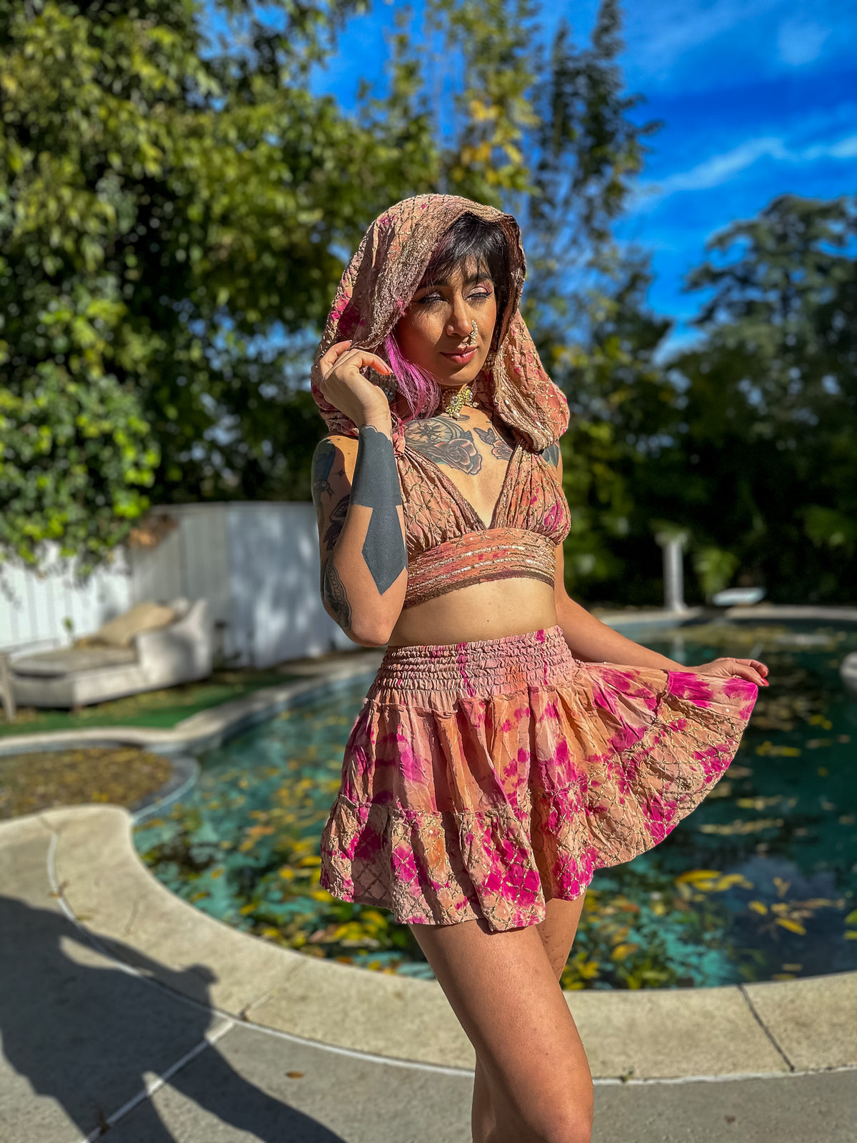 Princess Peach Micro Mini Gehr Skirt Set