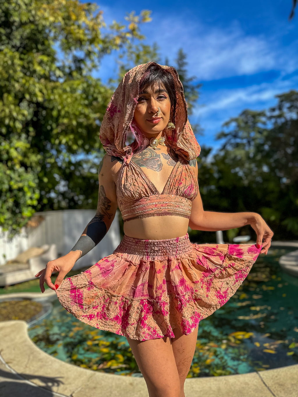 Princess Peach Micro Mini Gehr Skirt Set
