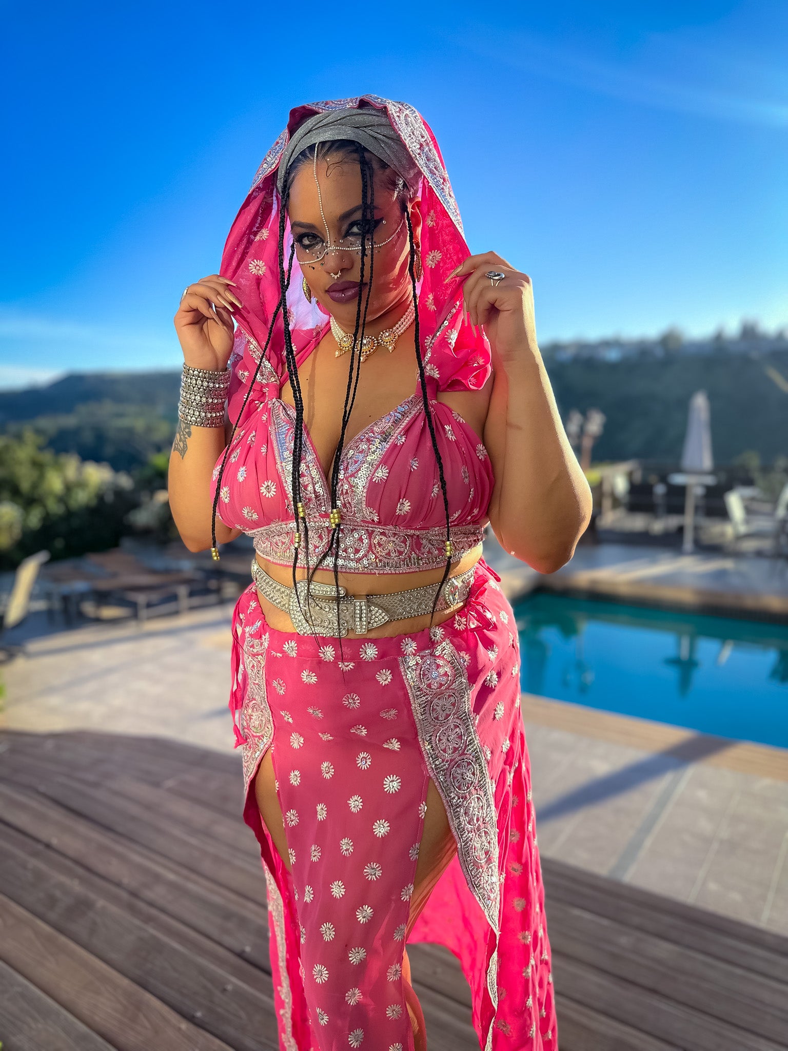 Rose Quartz Katana Set PLUS SIZE