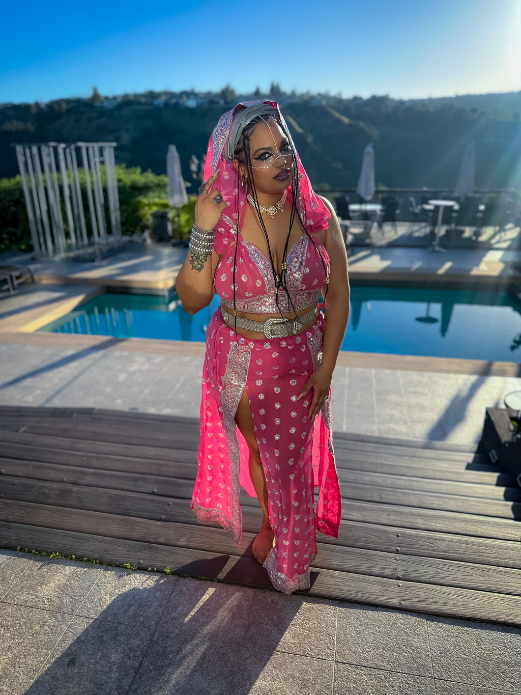 Rose Quartz Katana Set PLUS SIZE