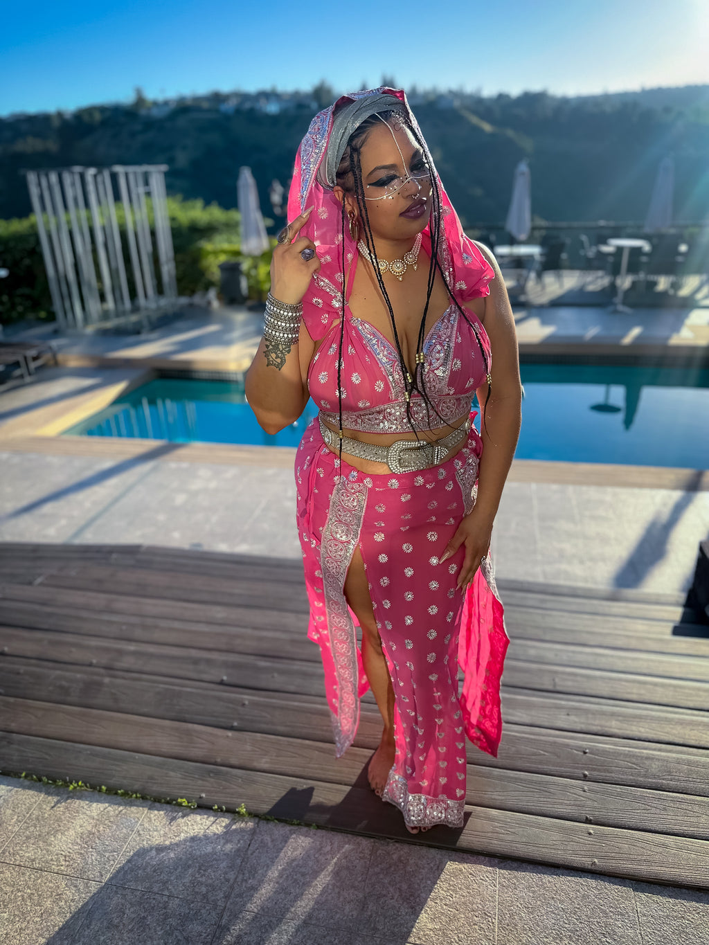 Rose Quartz Katana Set PLUS SIZE