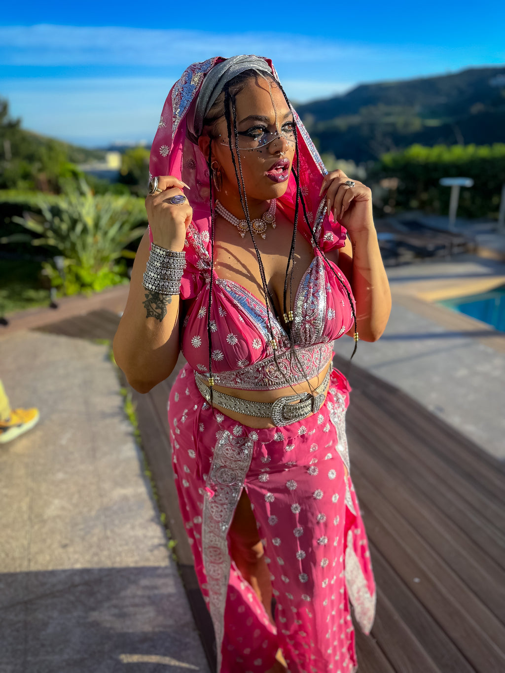 Rose Quartz Katana Set PLUS SIZE