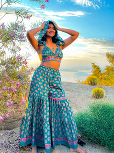 Paisley Princess Sharara Pants Set