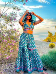 Paisley Princess Sharara Pants Set