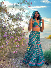 Load image into Gallery viewer, Paisley Princess Sharara Pants Set
