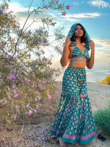 Paisley Princess Sharara Pants Set