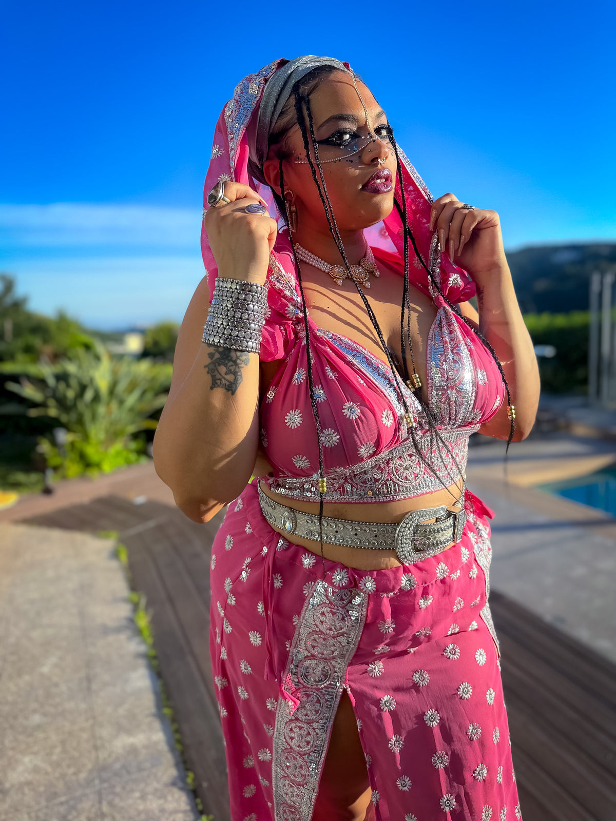 Rose Quartz Katana Set PLUS SIZE
