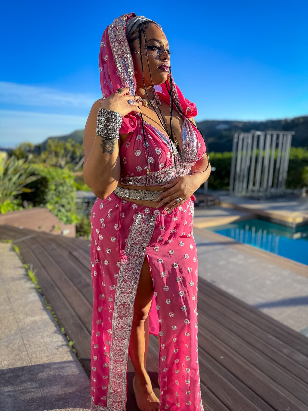 Rose Quartz Katana Set PLUS SIZE