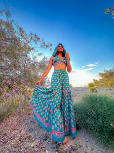 Paisley Princess Sharara Pants Set