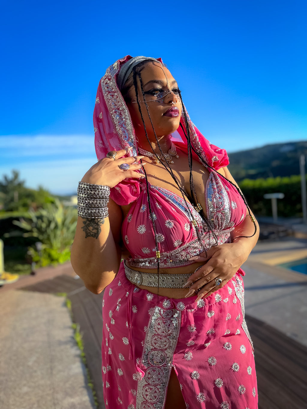 Rose Quartz Katana Set PLUS SIZE