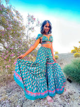 Load image into Gallery viewer, Paisley Princess Sharara Pants Set
