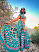 Load image into Gallery viewer, Paisley Princess Sharara Pants Set
