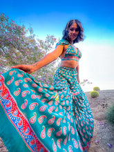 Load image into Gallery viewer, Paisley Princess Sharara Pants Set
