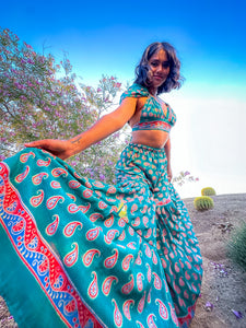 Paisley Princess Sharara Pants Set