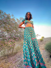 Load image into Gallery viewer, Paisley Princess Sharara Pants Set
