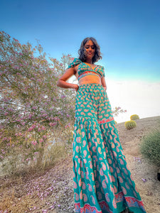 Paisley Princess Sharara Pants Set