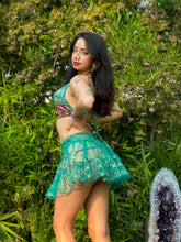Load image into Gallery viewer, Diamond Peacock Micro Mini Skirt Set
