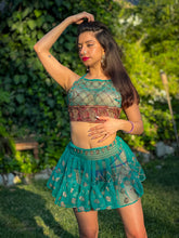 Load image into Gallery viewer, Diamond Peacock Micro Mini Skirt Set
