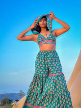 Load image into Gallery viewer, Paisley Princess Sharara Pants Set
