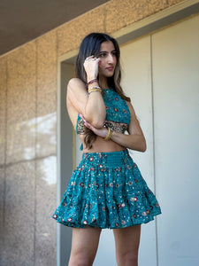 Jungle Fairy Micro Mini Skirt Set