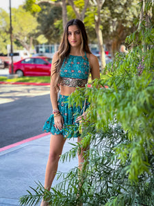 Jungle Fairy Micro Mini Skirt Set