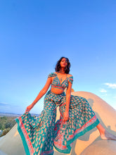 Load image into Gallery viewer, Paisley Princess Sharara Pants Set
