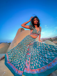 Paisley Princess Sharara Pants Set