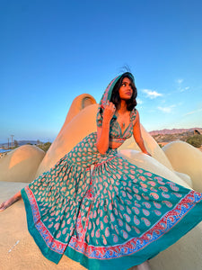Paisley Princess Sharara Pants Set
