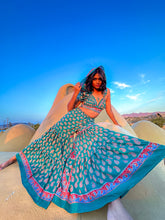 Load image into Gallery viewer, Paisley Princess Sharara Pants Set
