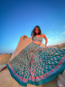 Paisley Princess Sharara Pants Set