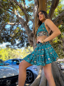 Jungle Fairy Micro Mini Skirt Set