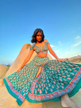 Load image into Gallery viewer, Paisley Princess Sharara Pants Set
