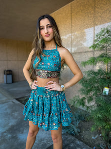 Jungle Fairy Micro Mini Skirt Set