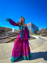 Load image into Gallery viewer, Ocean Amethyst Sharara Pants Set

