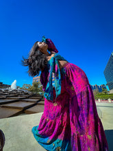 Load image into Gallery viewer, Ocean Amethyst Sharara Pants Set

