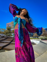 Load image into Gallery viewer, Ocean Amethyst Sharara Pants Set
