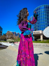 Load image into Gallery viewer, Ocean Amethyst Sharara Pants Set
