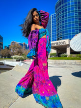 Load image into Gallery viewer, Ocean Amethyst Sharara Pants Set
