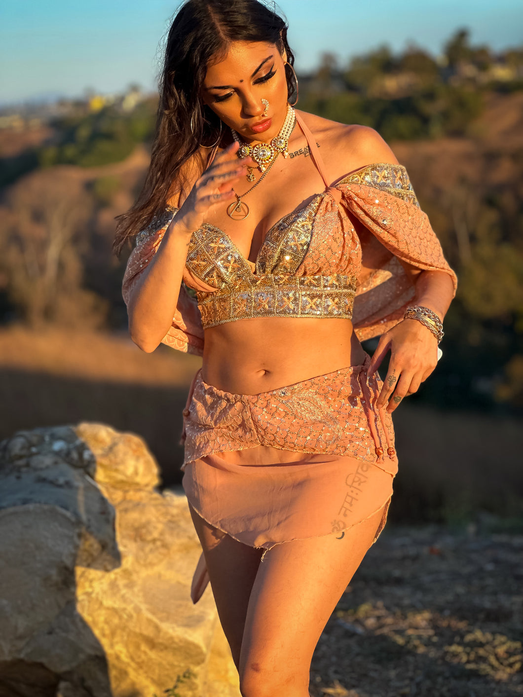 Champagne Diamonds Fairy Set