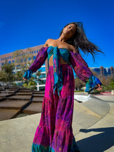Load image into Gallery viewer, Ocean Amethyst Sharara Pants Set
