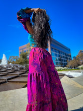 Load image into Gallery viewer, Ocean Amethyst Sharara Pants Set
