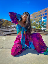 Load image into Gallery viewer, Ocean Amethyst Sharara Pants Set
